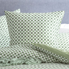 Chessboard Cotton European Pillowcase